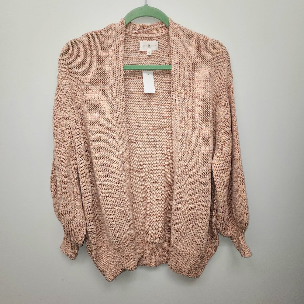 Lou & Grey Open Front Knit Cardigan